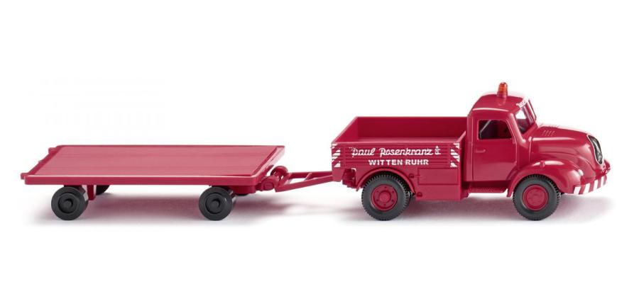 Wiking VW T2 Bus Rosenkranz Modellauto 1:87 - Sammlerstück Für Modelleisenbahn